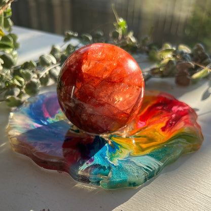 Resin Galaxy Sphere Stands