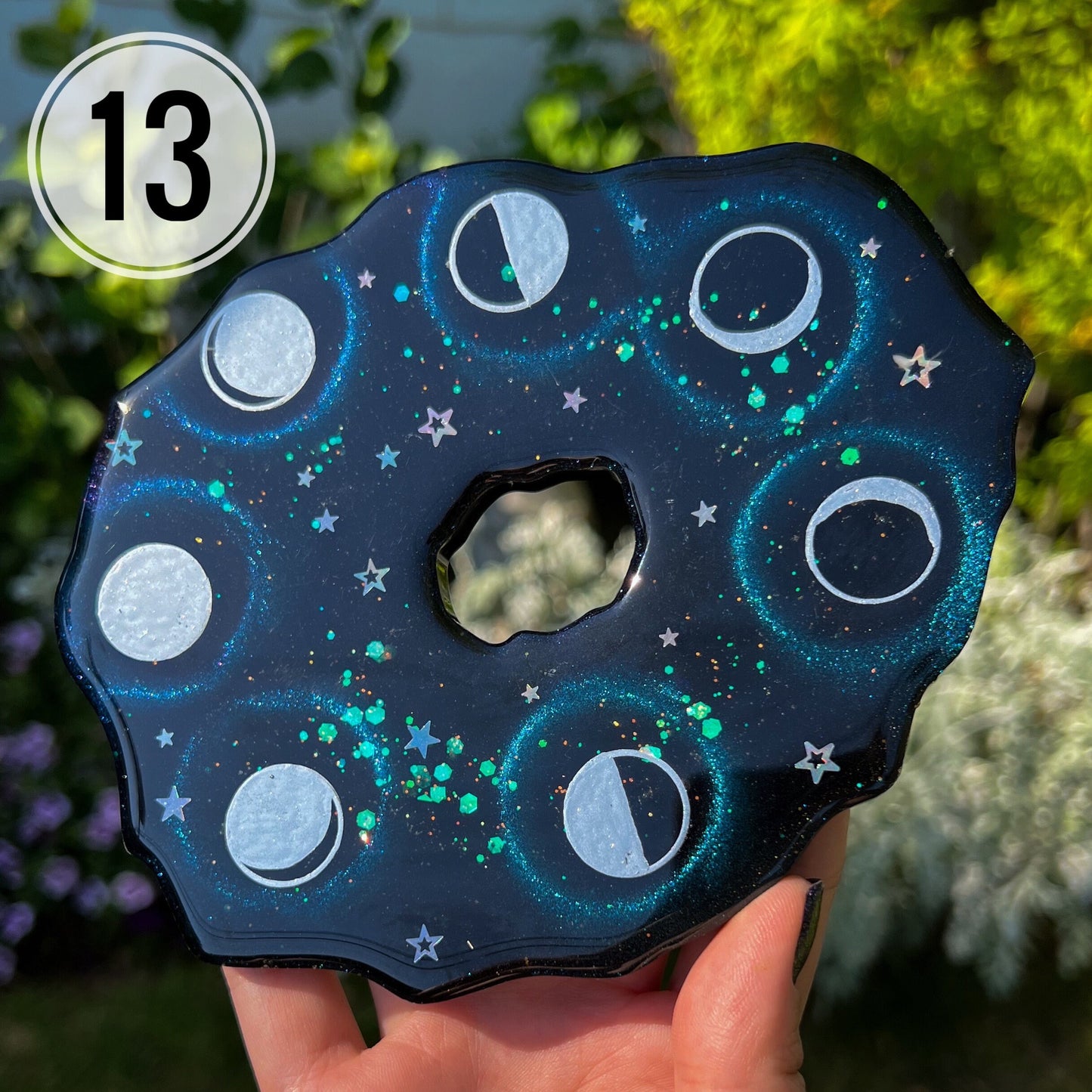Resin Galaxy Sphere Stands