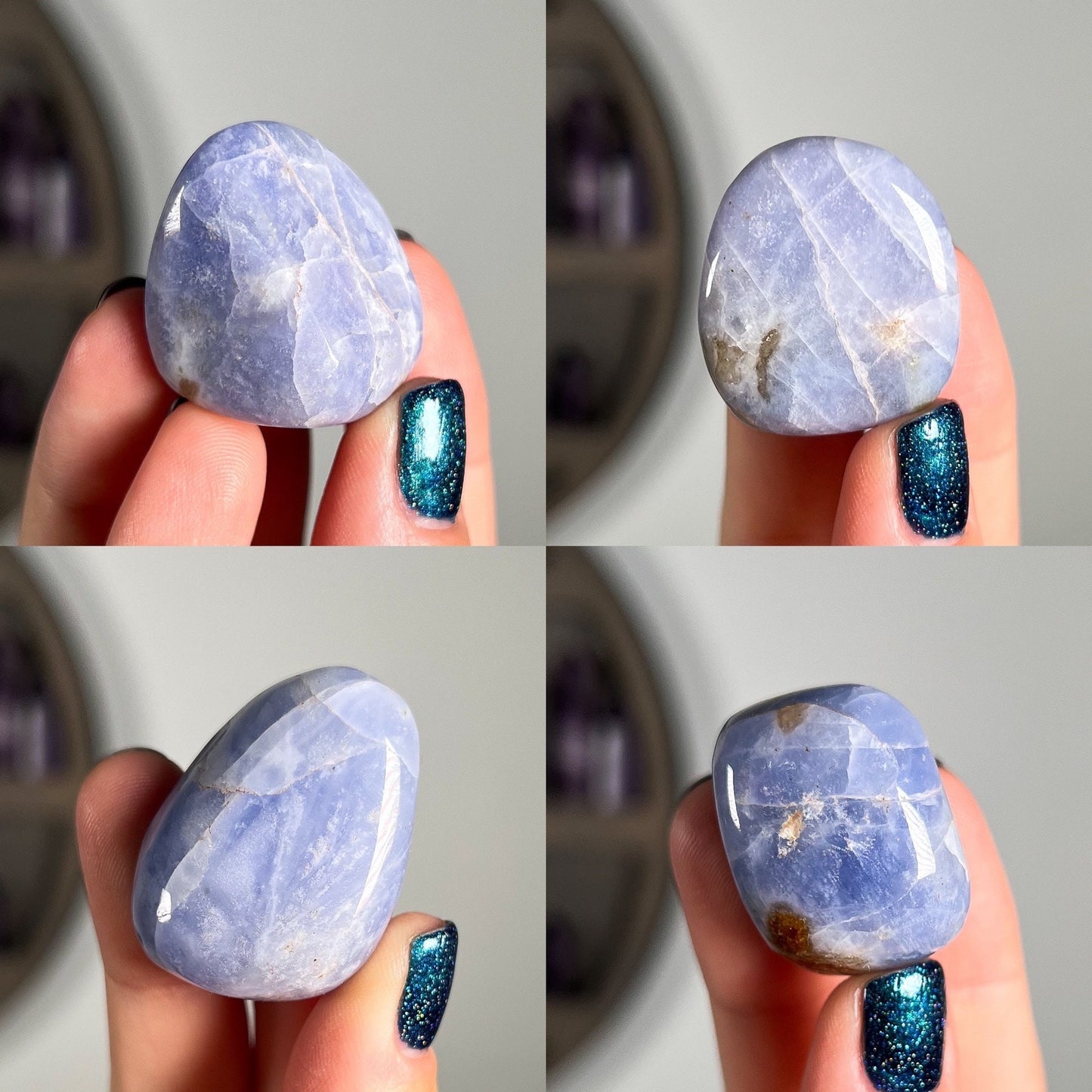 Purple Hackmanite Tumbles