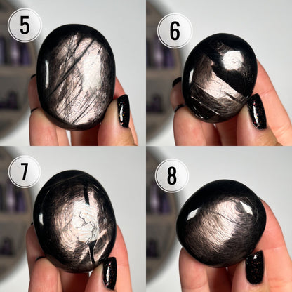 Hypersthene Palm Stones