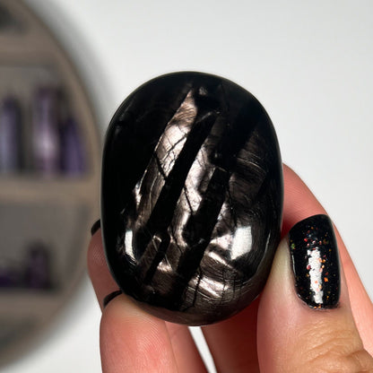 Hypersthene Palm Stones