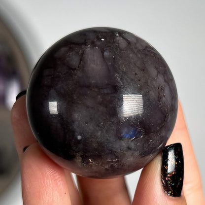 Gem Grade Lepidolite Sphere