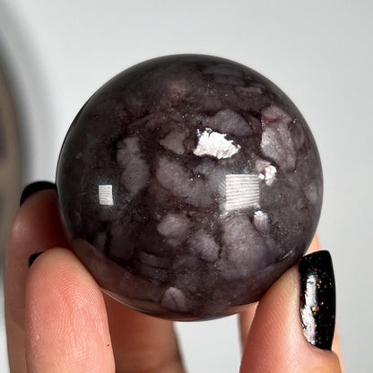 Gem Grade Lepidolite Sphere