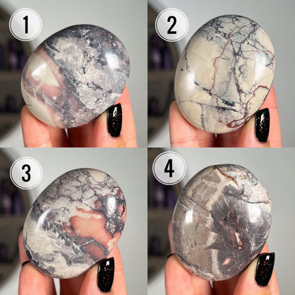 Porcelain Jasper Palm Stones