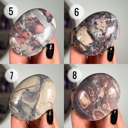 Porcelain Jasper Palm Stones