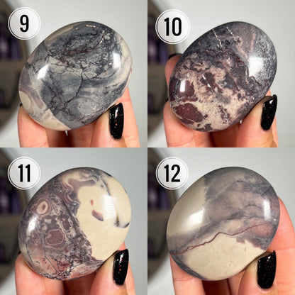 Porcelain Jasper Palm Stones