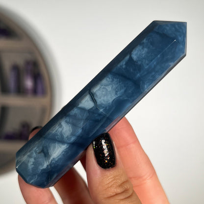 Blue Owyhee Opal Obelisk