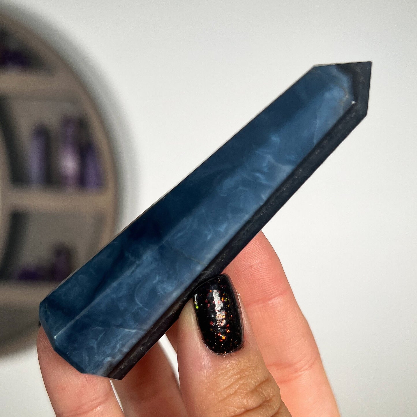 Blue Owyhee Opal Obelisk