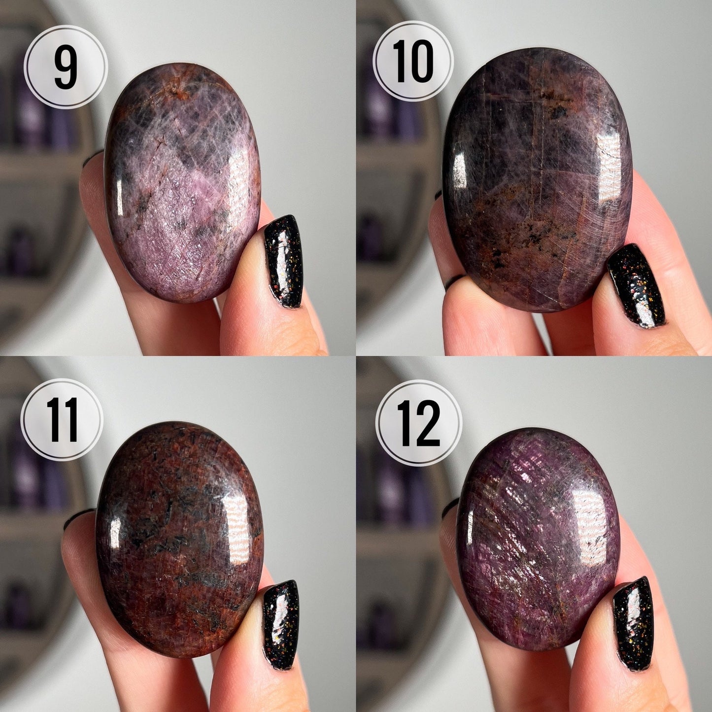 Ruby Corundum Pocket Stone