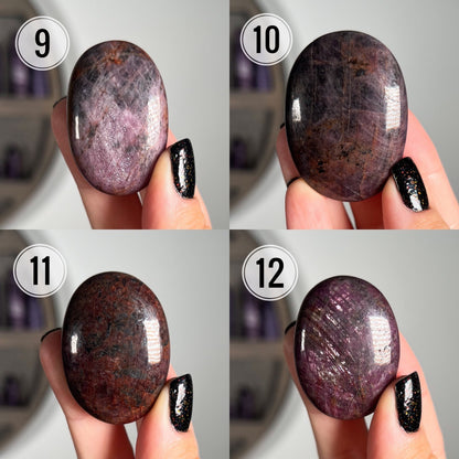 Ruby Corundum Pocket Stone