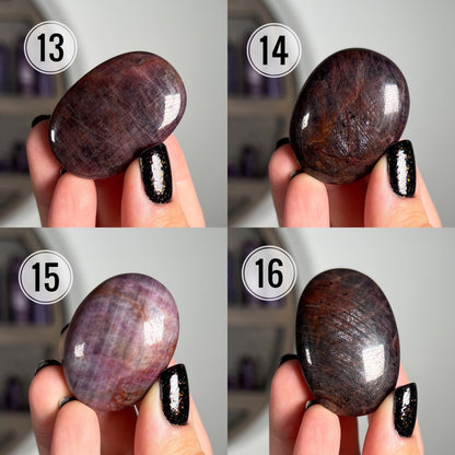 Ruby Corundum Pocket Stone
