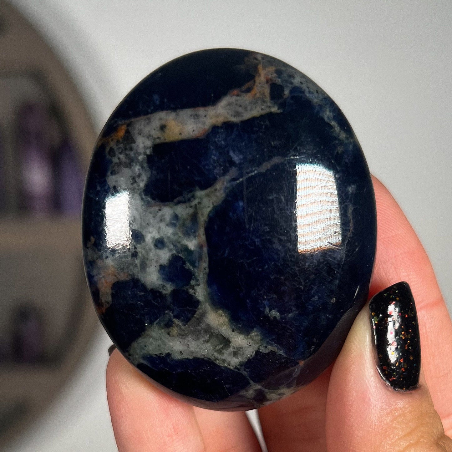 Sodalite Palm Stones