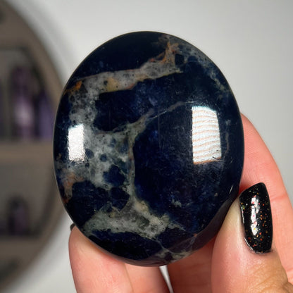Sodalite Palm Stones