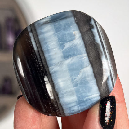 Blue Owyhee Opal Flat Palm