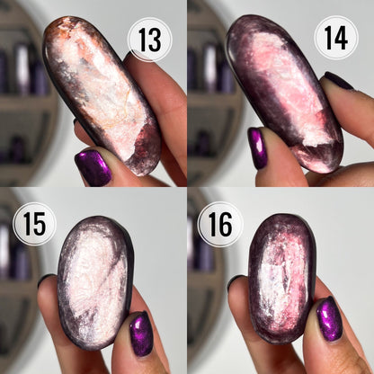 Gem Grade Lepidolite Palm Stone