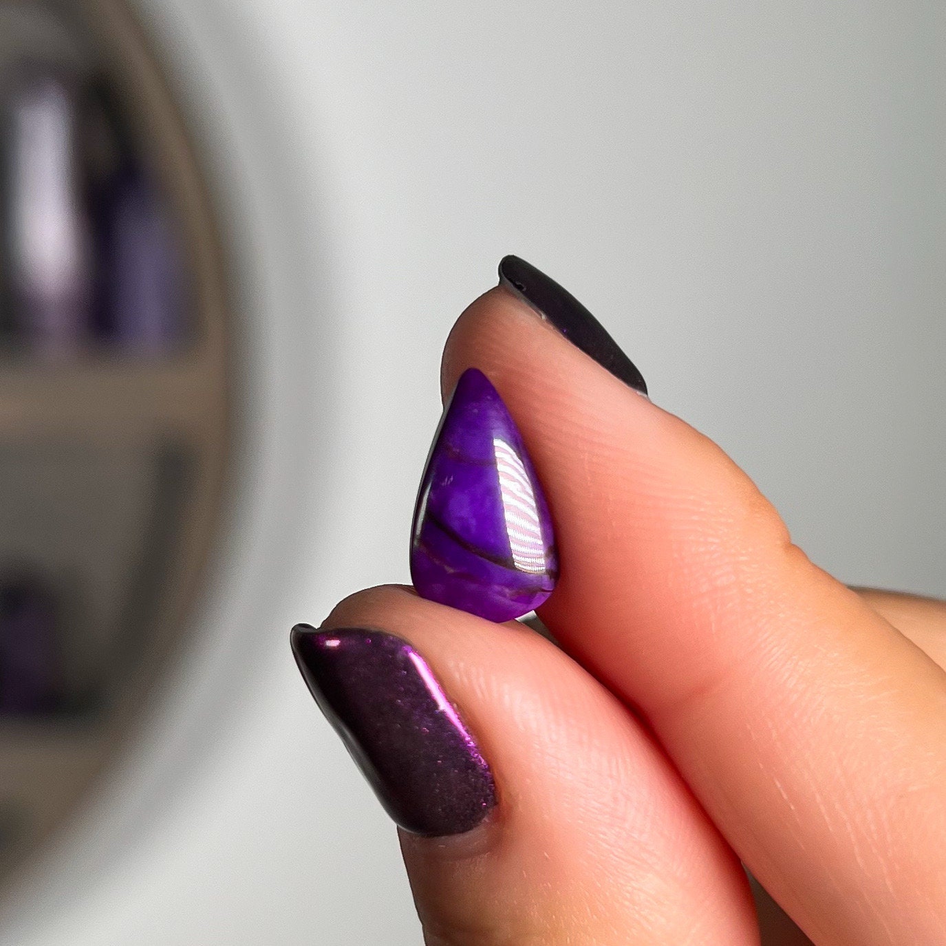 Sugilite Teardrop Cabochon