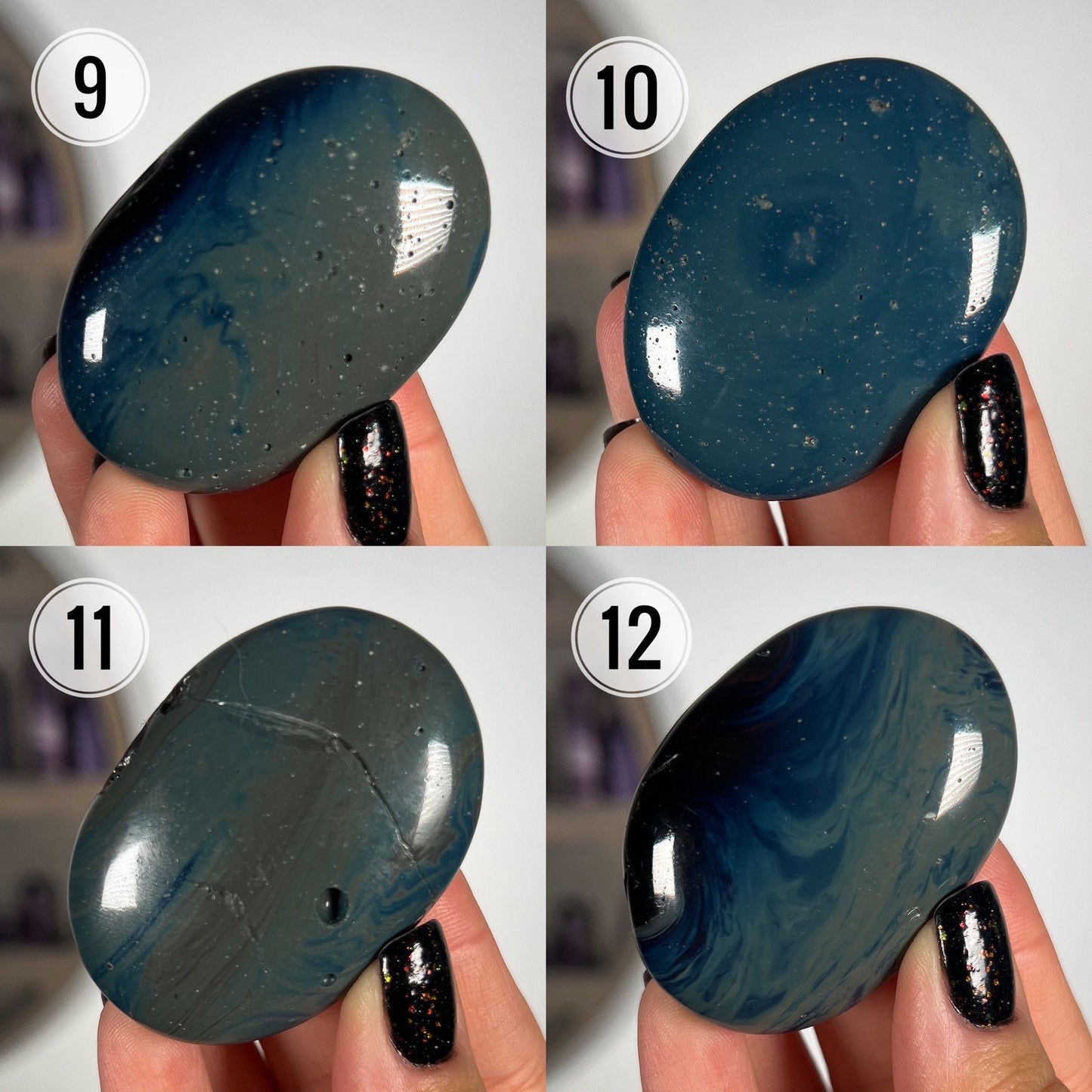 Sieber Agate Palm Stones