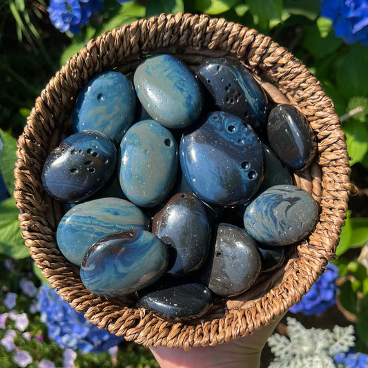 Sieber Agate Palm Stones