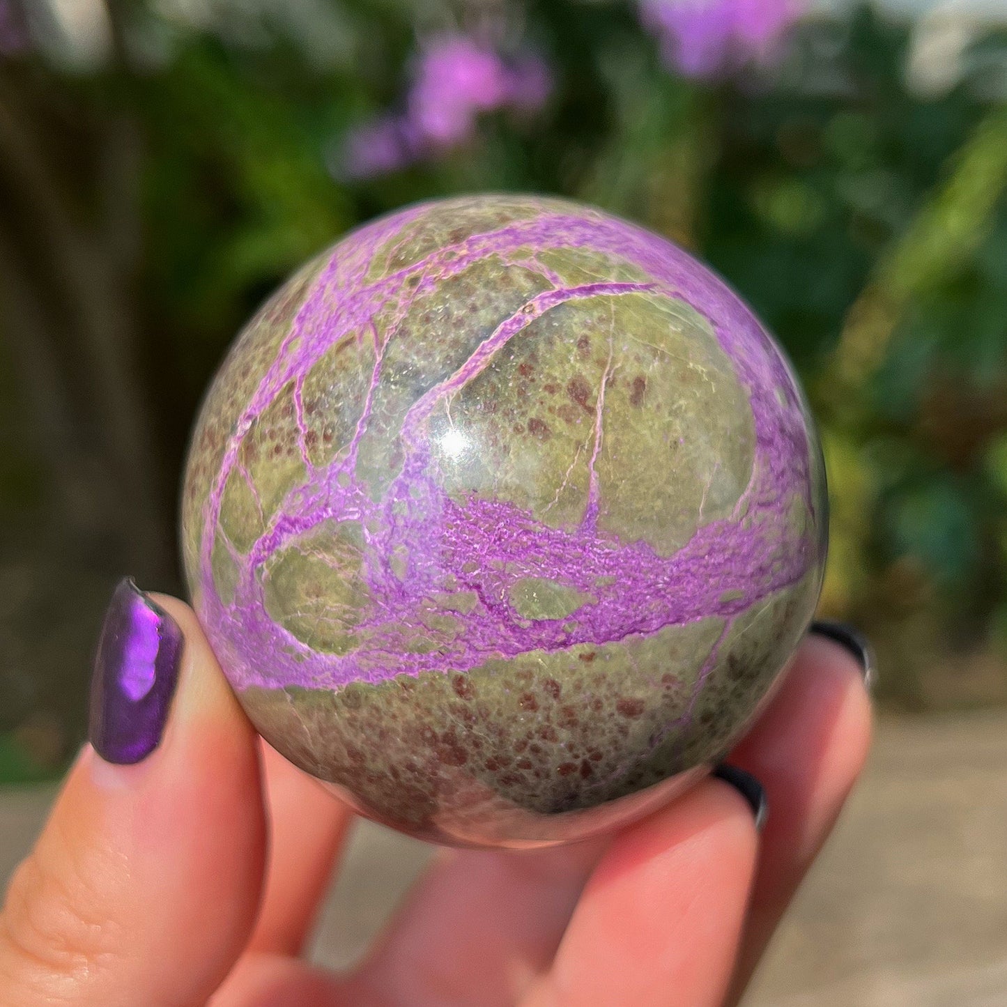 Atlantisite Stichtite Sphere