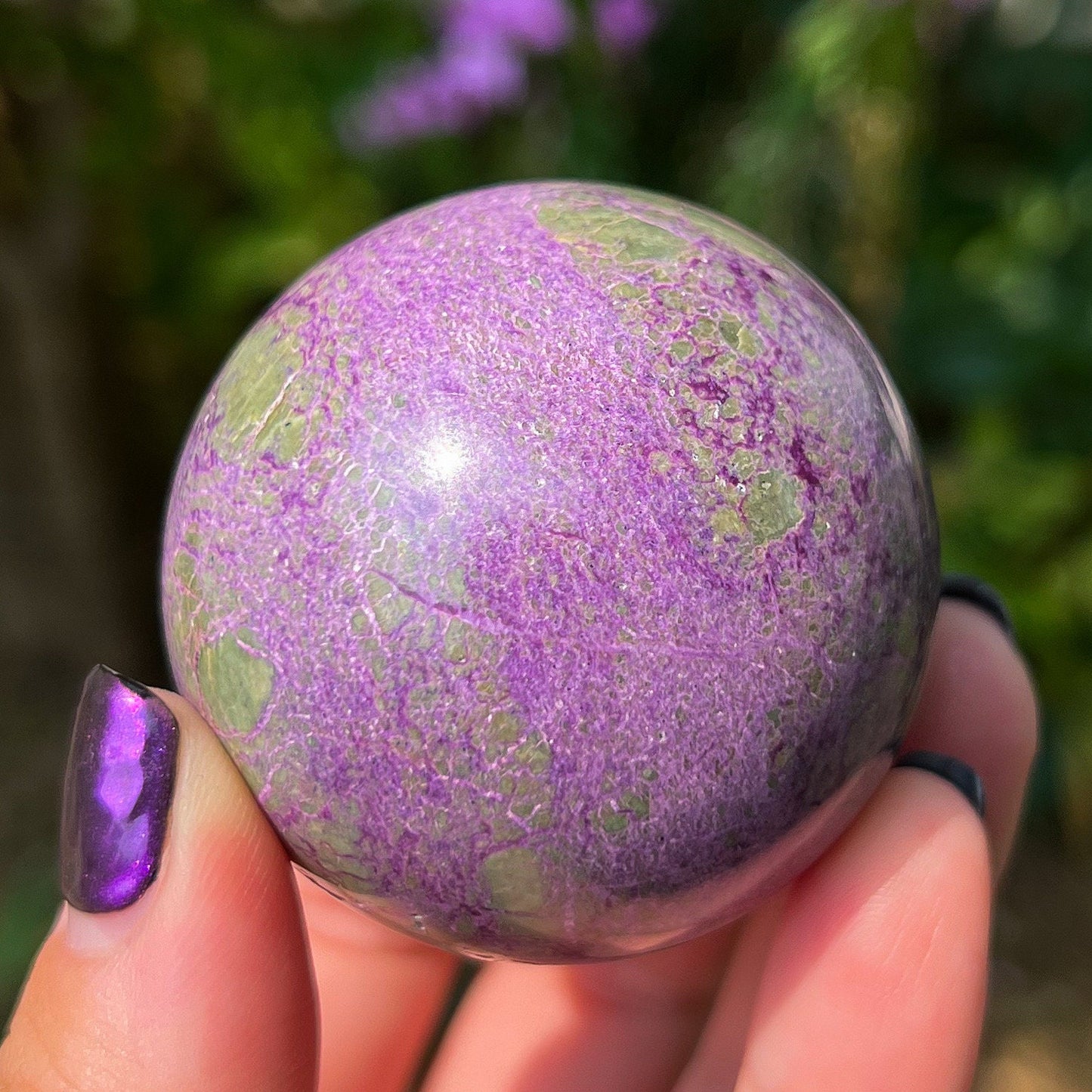 Atlantisite Stichtite Sphere