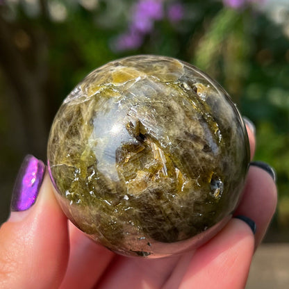 Green Tourmaline Sphere