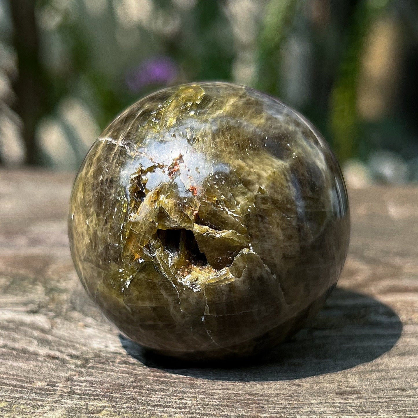 Green Tourmaline Sphere
