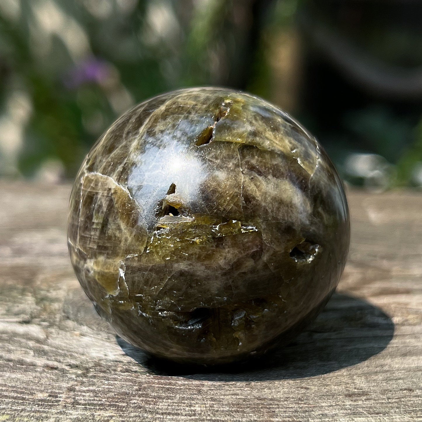 Green Tourmaline Sphere