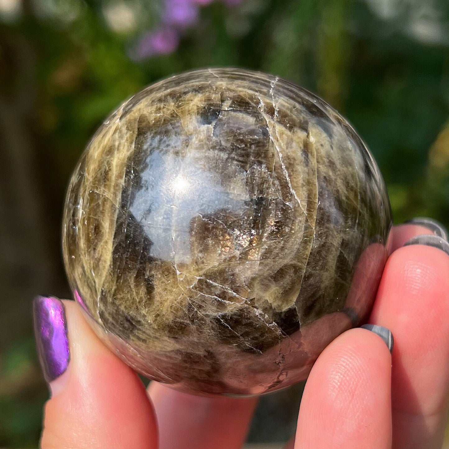 Green Tourmaline Sphere
