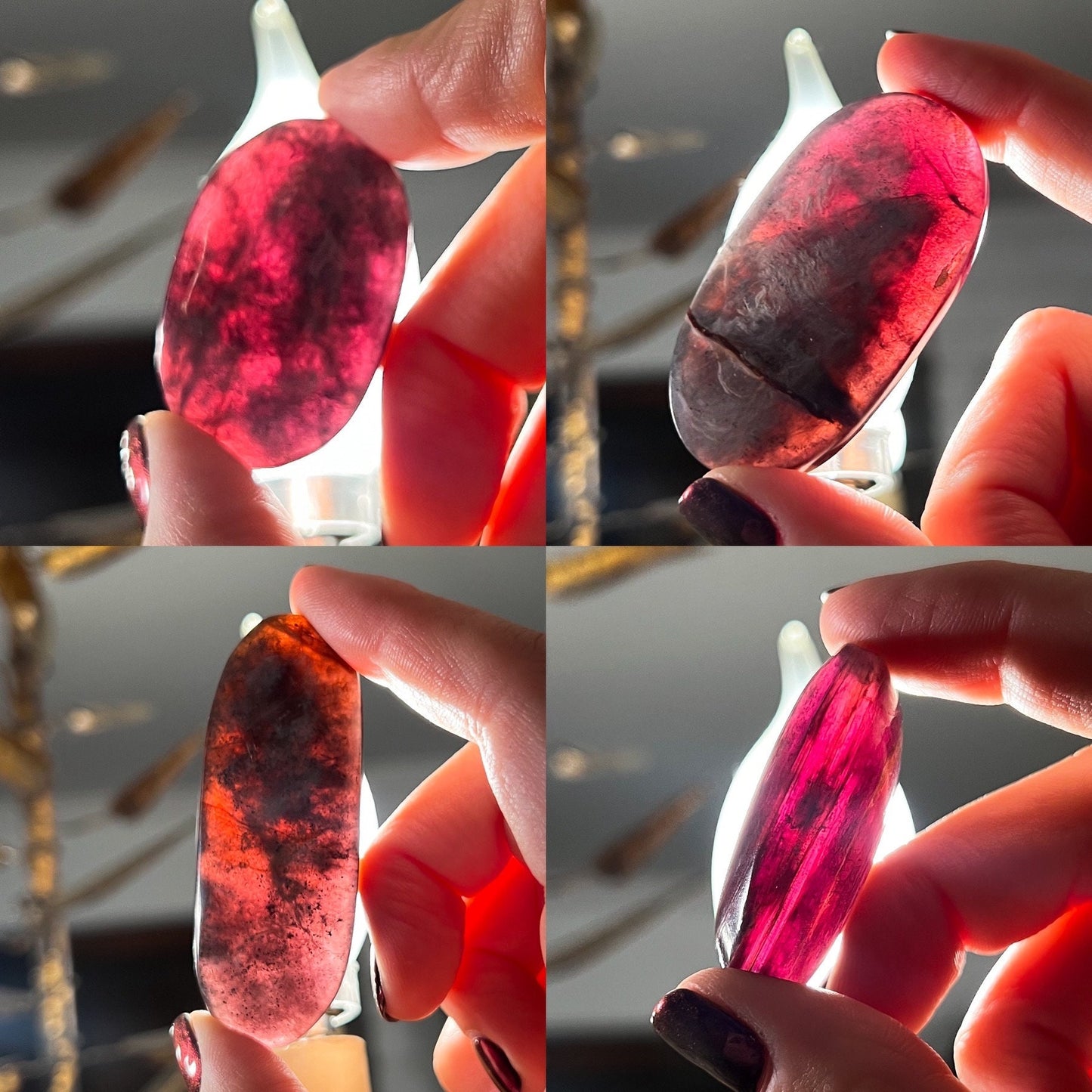 Gem Grade Lepidolite Palm Stone