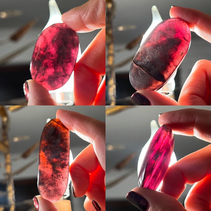Gem Grade Lepidolite Palm Stone