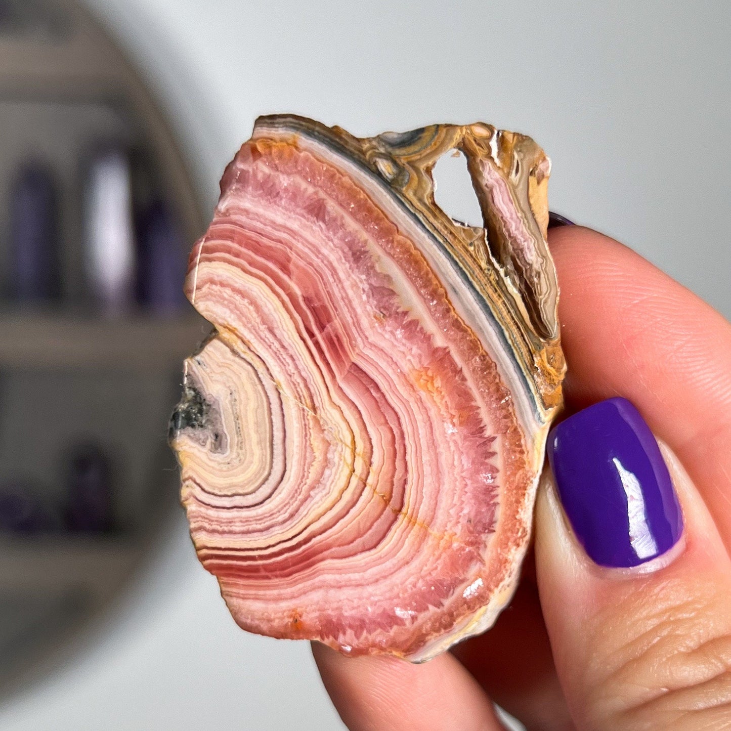 Rhodochrosite Slab