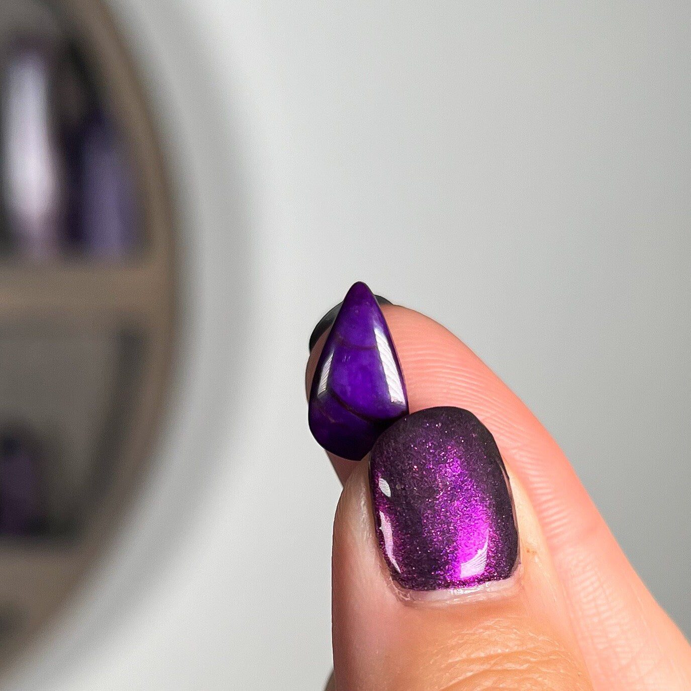 Sugilite Teardrop Cabochon