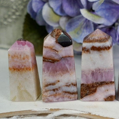 Pink Aragonite Towers