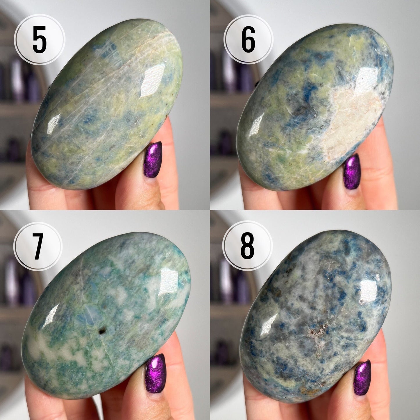 Hackmanite Palm Stones