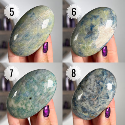 Hackmanite Palm Stones