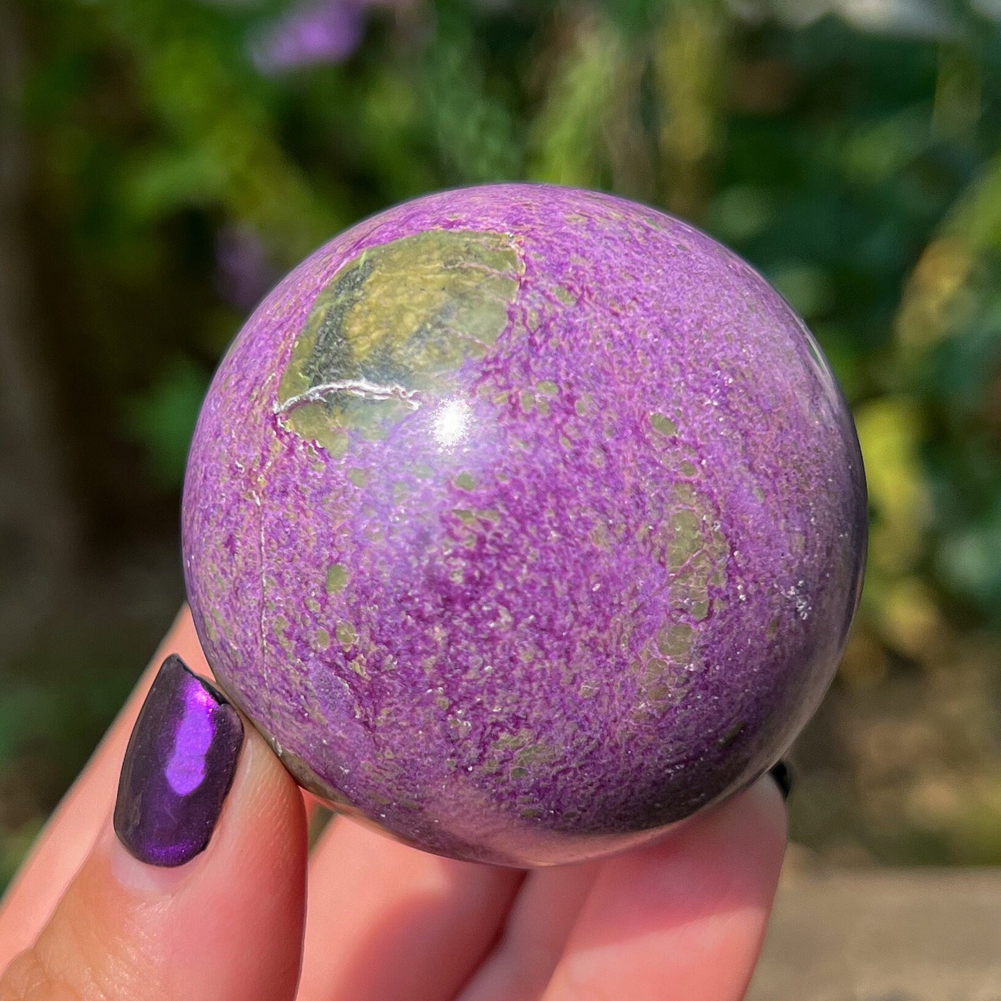 Atlantisite Stichtite Sphere