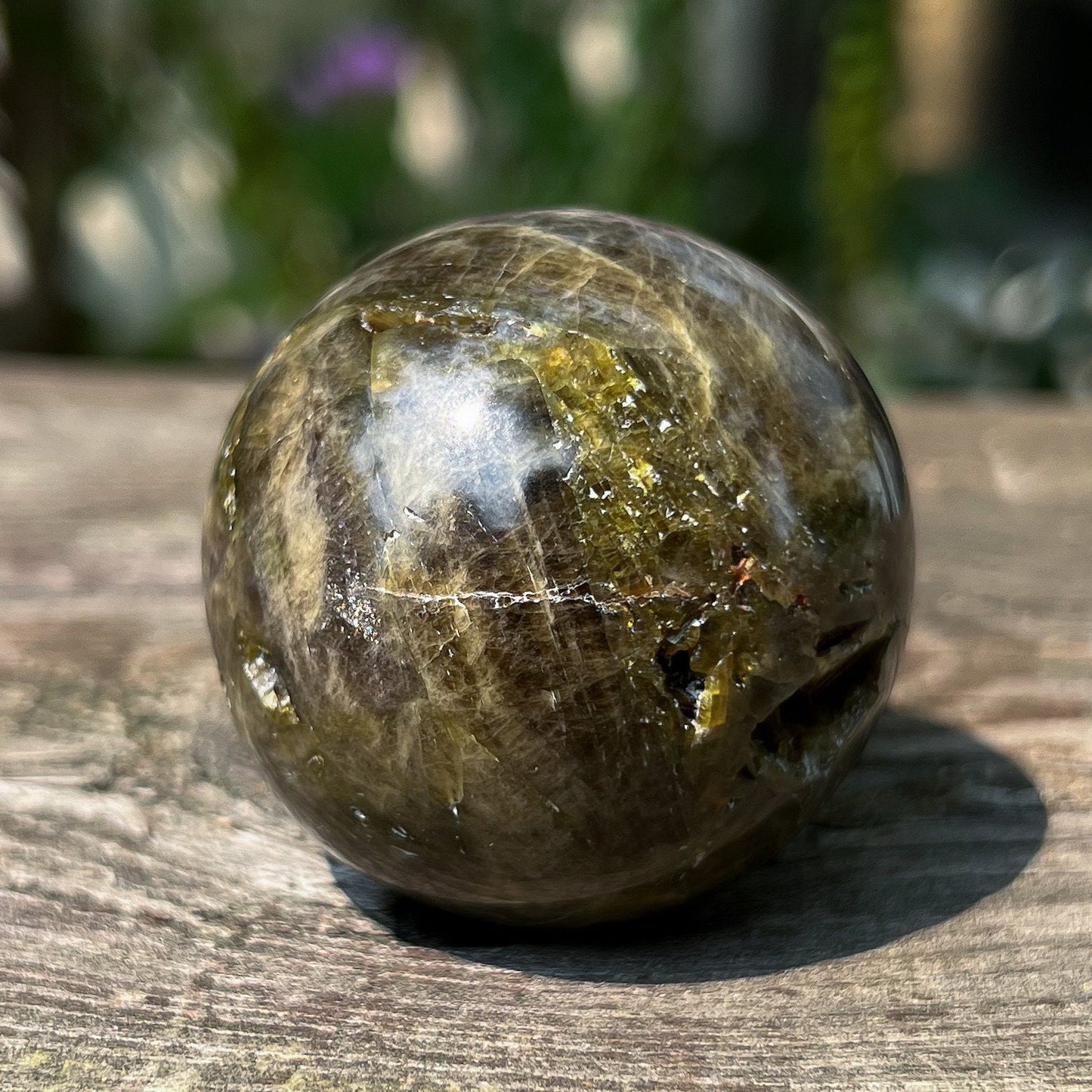 Green Tourmaline Sphere