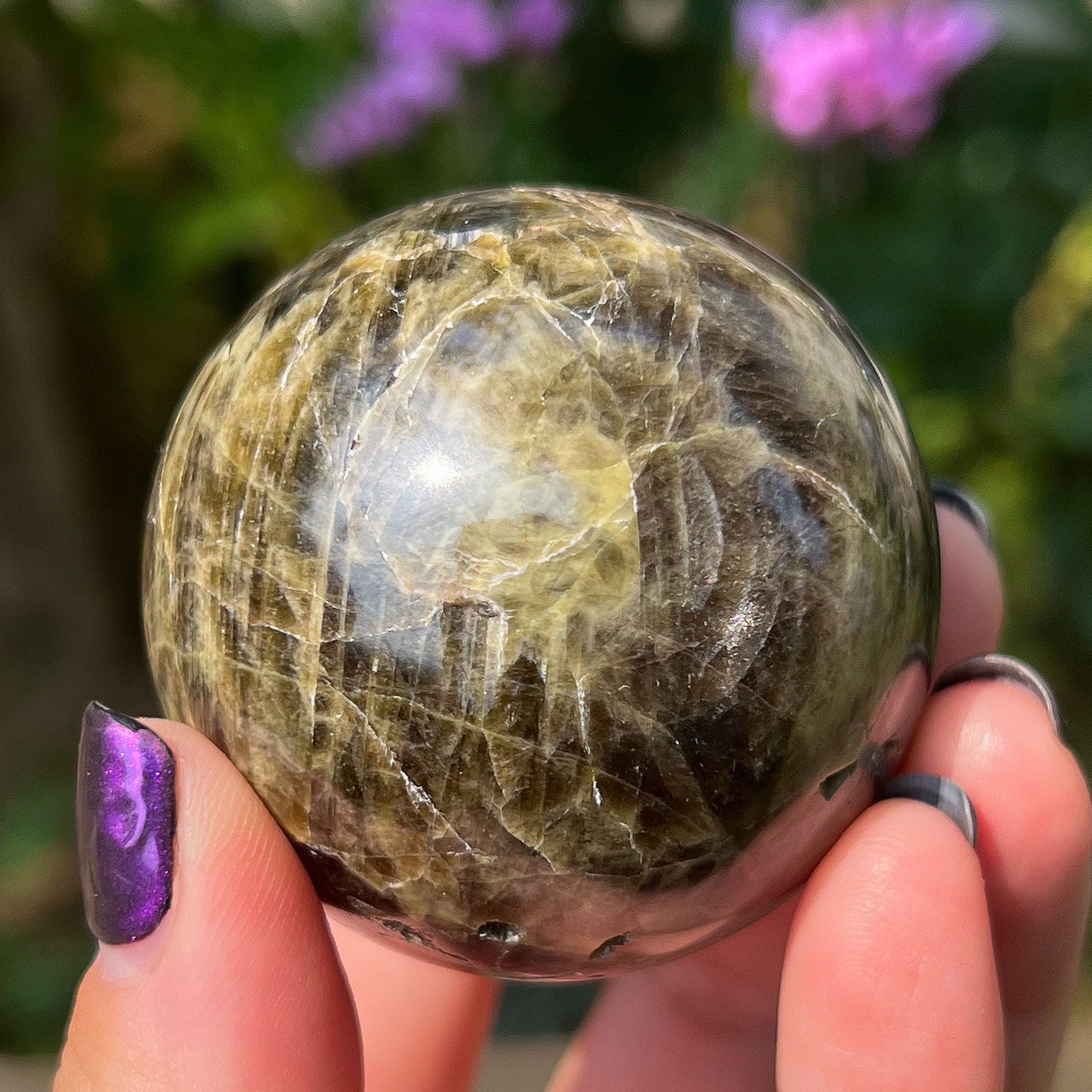 Green Tourmaline Sphere