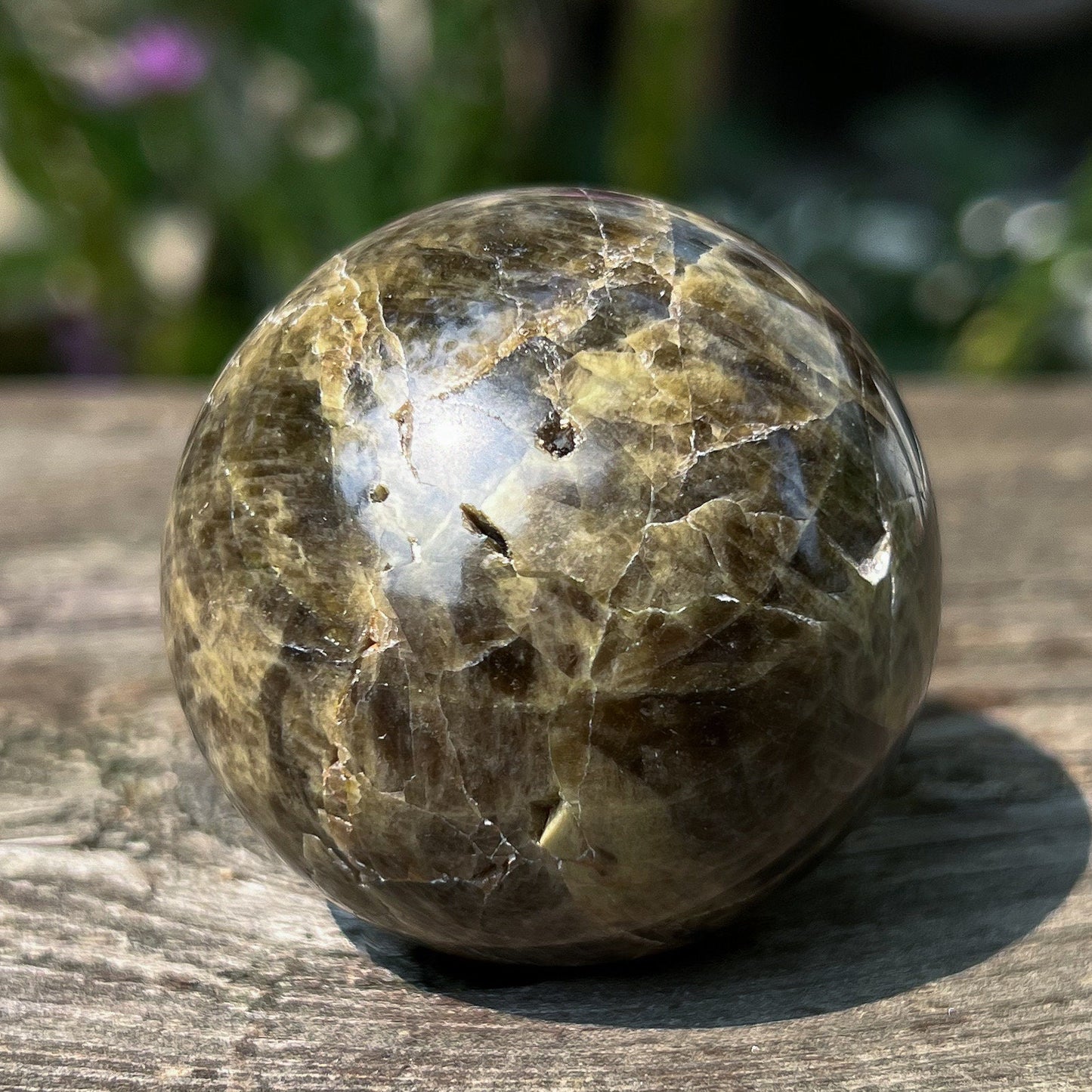 Green Tourmaline Sphere