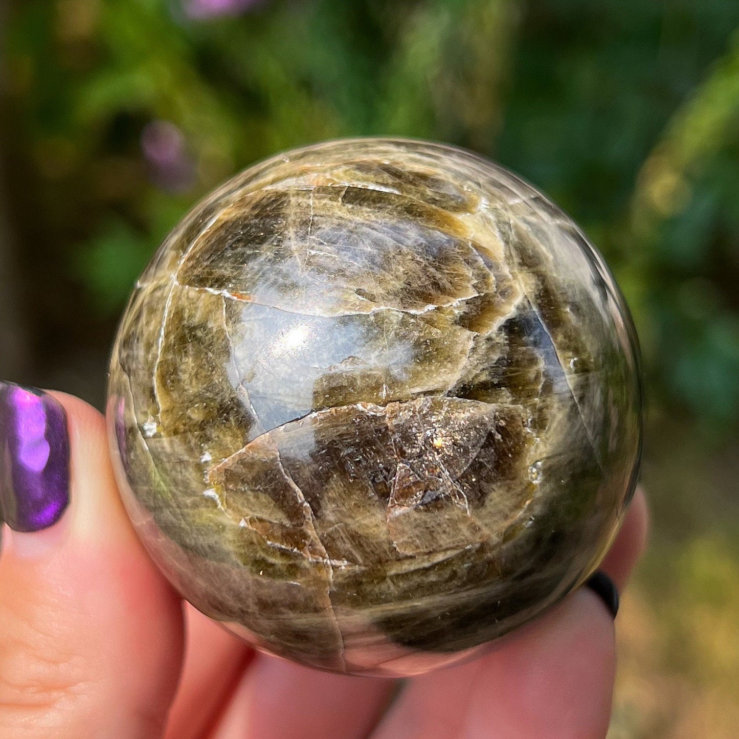 Green Tourmaline Sphere
