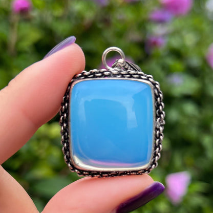 Opalite Sterling Silver Pendant