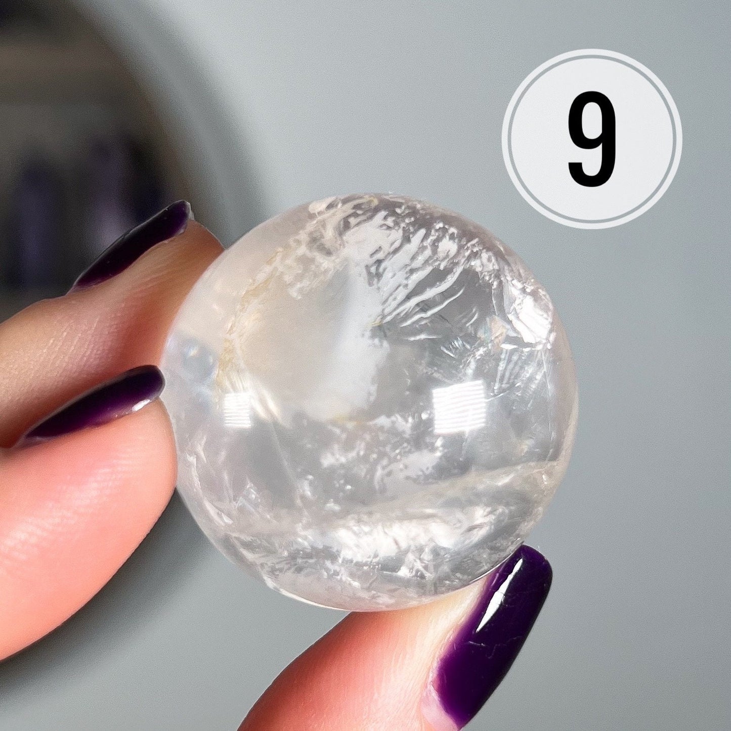 Girasol Hematoid Quartz Sphere