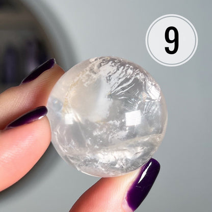 Girasol Hematoid Quartz Sphere