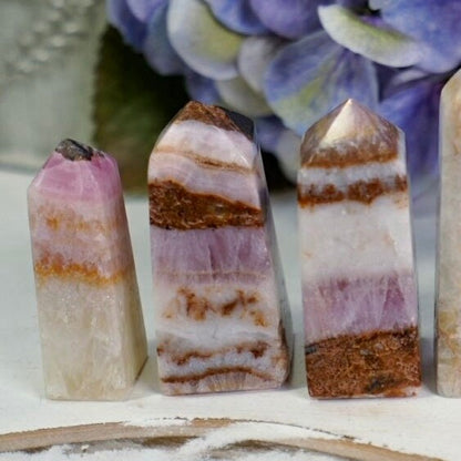 Pink Aragonite Towers