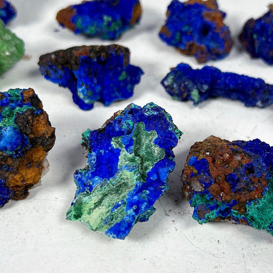 Azurite Malachite Quartz Limonite Selenite
