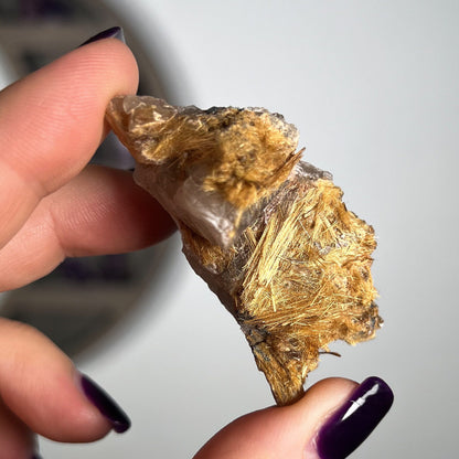 Exposed Gold Rutilated Quartz