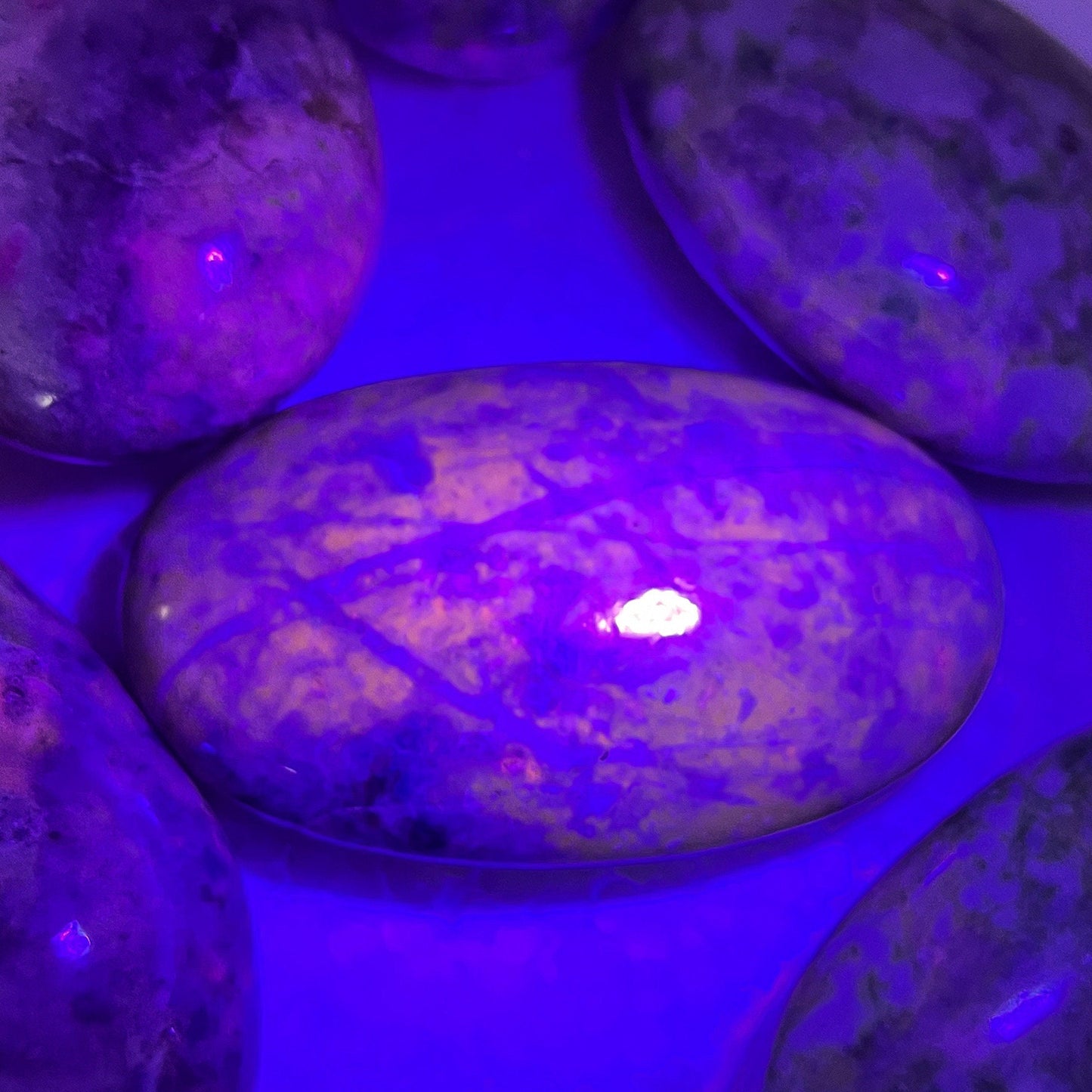 Hackmanite Palm Stones