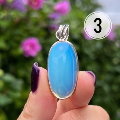 Opalite Sterling Silver Pendant