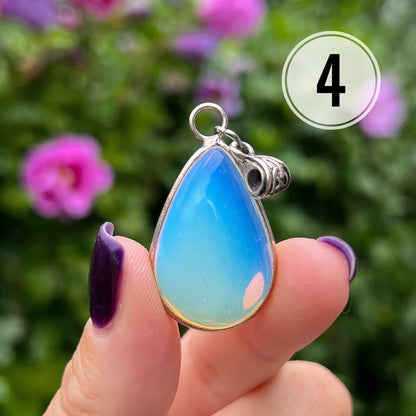 Opalite Sterling Silver Pendant
