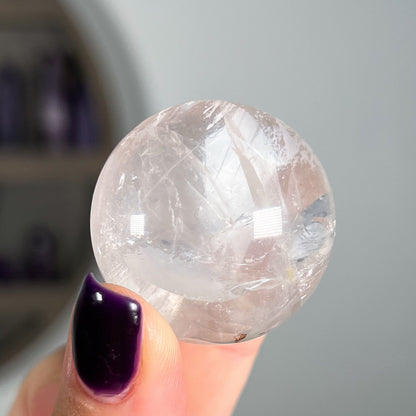 Girasol Hematoid Quartz Sphere